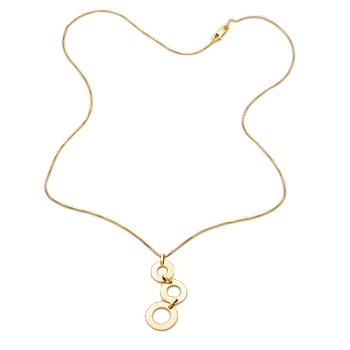 9ct gold 3.6g 18 inch Pendant with chain